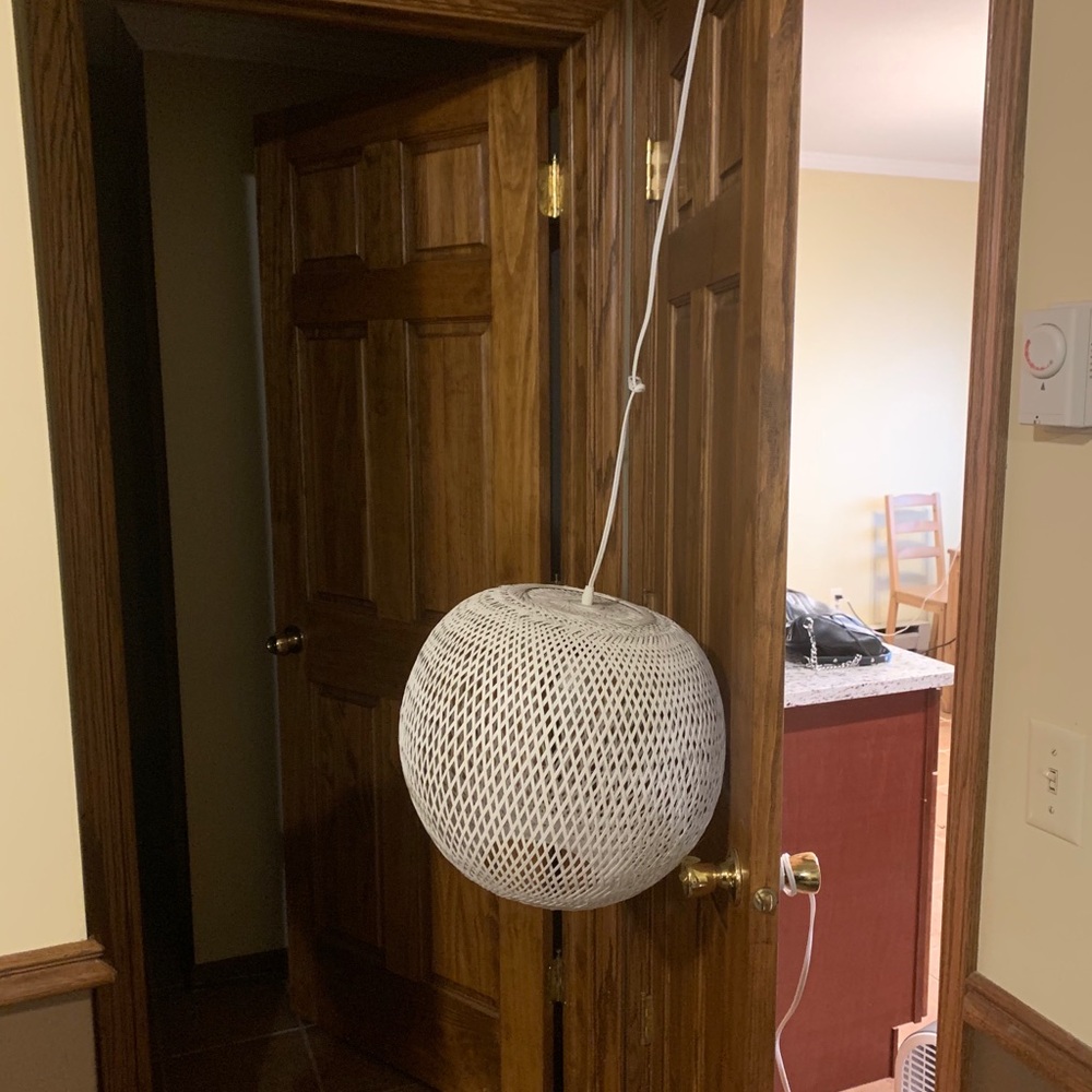 Urban Outfitters Rattan Pendant Light